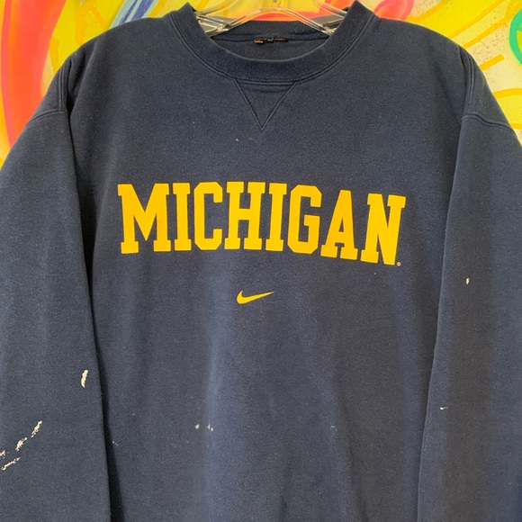 Nike Michigan Crewneck Sweatshirt Xl 